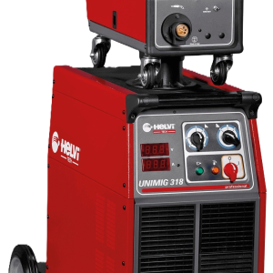 ماكينة لحام 3 فاز/ 300أمبير بالمشتملات CO2 +فييدر UNIMIG 318+T4