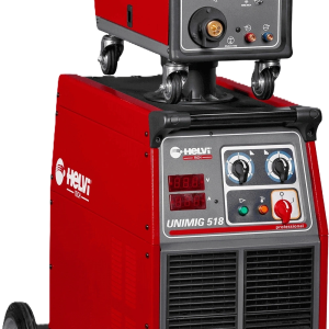 ماكينة لحام 3 فاز/ 500 أمبير بالمشتملات CO2 +فييدر UNIMIG 518+T4