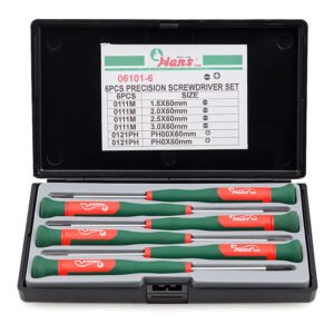 طقم مفك الكترونيات عادة وصليبة 6 قطع 06101-6